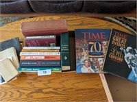 Assorted Books, Old Bibles, Dictionary & More