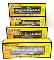 Modern Era Rail King O Gauge T&P Madison passenger