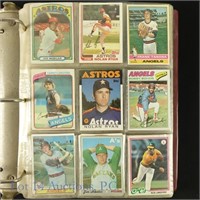Binder of Mostly 1970's Baseball Cards