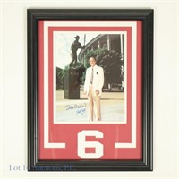 Stan Musial Framed Matted Autographed Picture COA