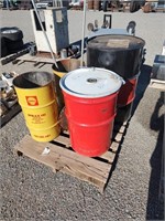 Steel drums with pumps