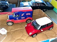 G-Diecast Maisto Mini Cooper-ERTL Expos Bank