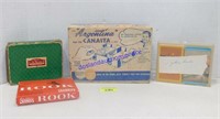 Flat of Vintage Cards, Canasta & Rook Game