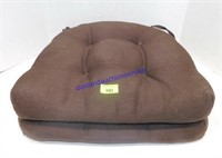 Pair of Brown Chair Cushions