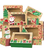 ($62) Party Funny 24 Christmas Cookie Boxes -Lar