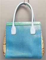 Dolce & Gabbana multi color block leather handbag