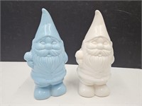 2 Ceramic Gnomes