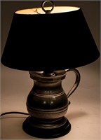 Wilton Armetale Pewter Tankard Lamp