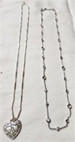 T - STERLING SILVER NECKLACES (W10)