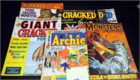 Vintage Archie Comics & 80's Magazines Book Lot