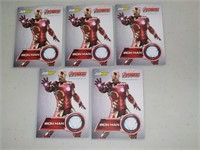 Lot of 5 Subway Marvel Avengers Iron Man Promos