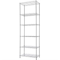 REGILLER 6 Wire Shelving Steel Storage Rack Adjust