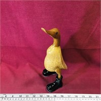 Decorative Woodcarved Duck (10 1/2" Tall)