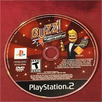 Buzz! The Hollywood Quiz Playstation 2 Game Disc