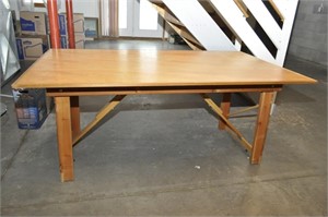 Folding Wooden Table