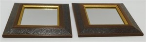 * (2) 8" Framed Mirrors - Mirrors are 4-1/2", New
