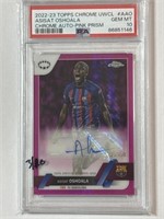 2022-23 Chrome Pink Asisat Oshoala Auto PSA 10!