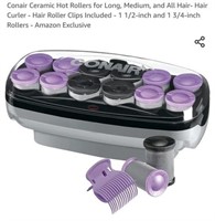 MSRP $30 Conair Ceramic Rollers