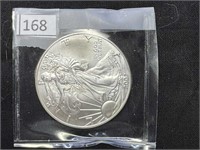 (1) 2002 Silver Eagle unc.
