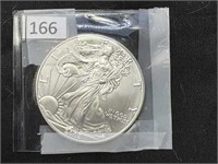 (1) 2002 Silver Eagle unc.