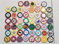 53 Foreign, Cruise And Advertising Casino Chips