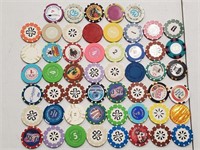 53 Foreign, Cruise And Advertising Casino Chips