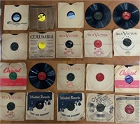 20 old 78 rpm records