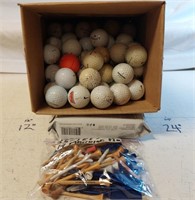 100 Golf Balls w T's+;