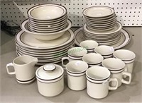 44 piece set of a Amriance collection stoneware