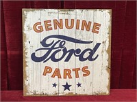 Licensed Ford Quality Parts Wood Sign - 18" x 18"