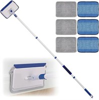 Qaestfy Baseboard Cleaner Tool with Handle, Mop
