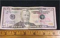 $50 Bill Star Note