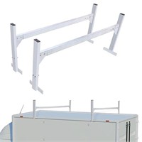 $225-VEVOR Van Roof Ladder Rack, 2 Bars Aluminum A