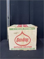 Vintage Case of Sundrop Gallon Bottles