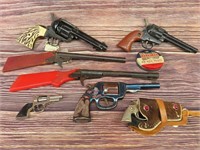 Lot of Toy & Cap Guns