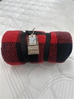 Red and Black Plaid Ultra Plush Blanket