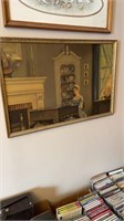 Victorian style picture of a woman playing piano