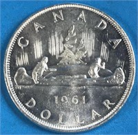 1961 Silver Dollar Canada