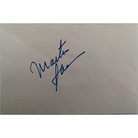 Martin Sheen original signature. GFA Authenticated