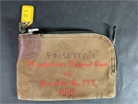 Manufacturer’s National Bank Bag with Lock