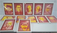 12 Original pastels of Vladimir Lenin birth to