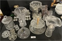 EAPG Glassware, Glass Frogs, Diamax Lead Crystal