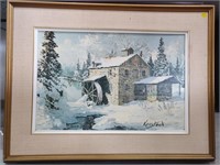 Beautiful Framed Painting By Keirstead