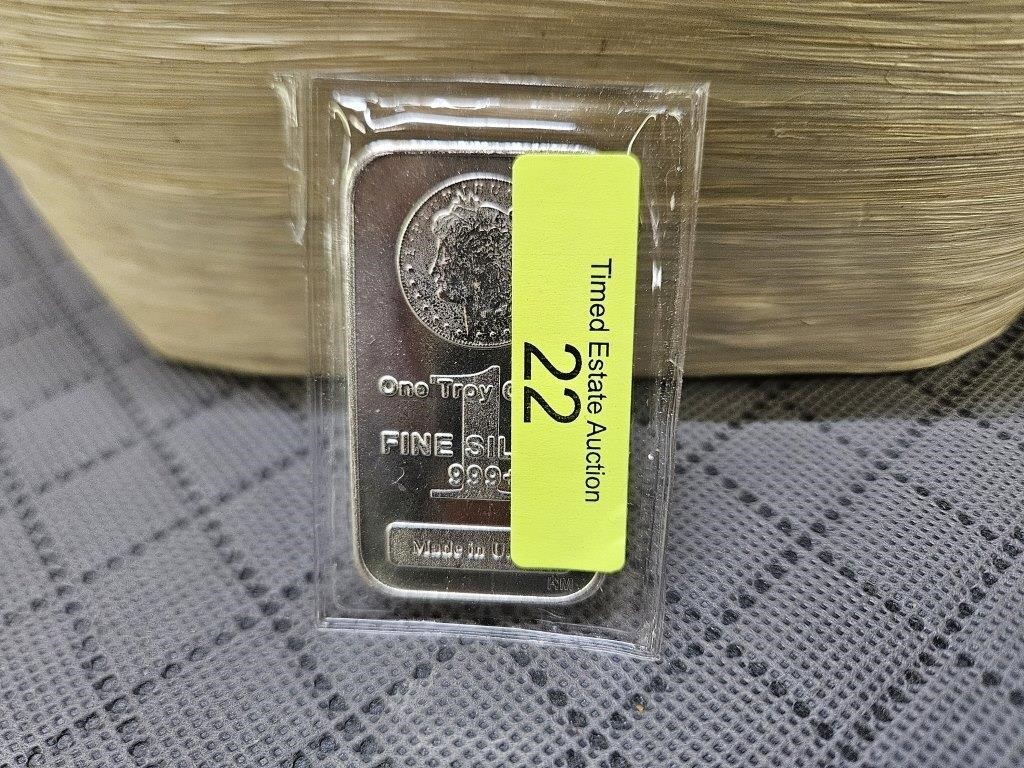 1 TROY OZ. .999 SILVER INGOT