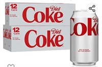 Diet Coke Soda Soft Drink, 12 Fl Oz, 36 Pack