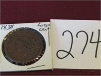 1838 LARGE CENT