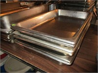 Lot (6) Steam Table Pans