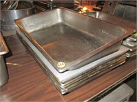 Lot (6) Steam Table Pans