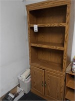 5-Shelf Bookcase with Doors