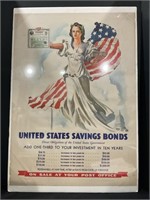 1935 Miss Liberty Saving Bonds Poster